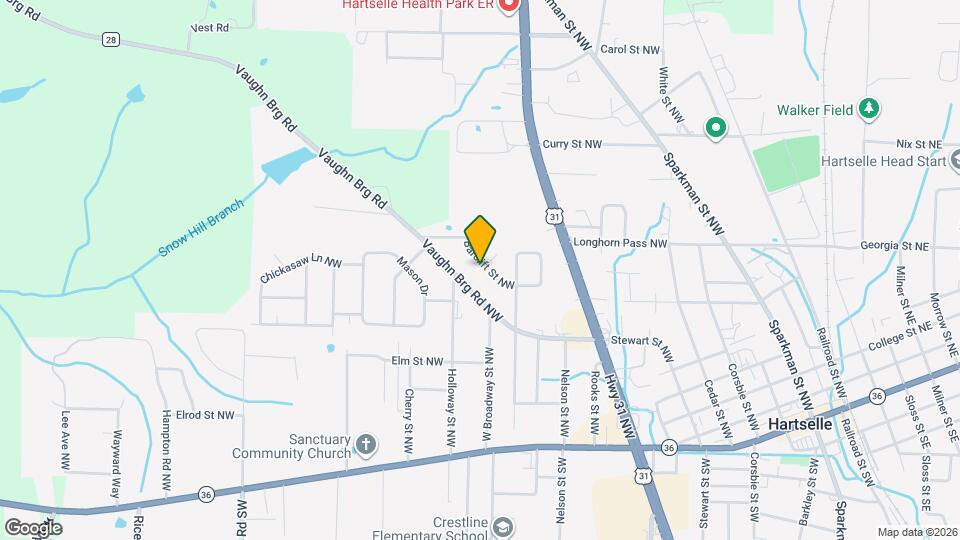 900 Barclift St NW Map and Location Details