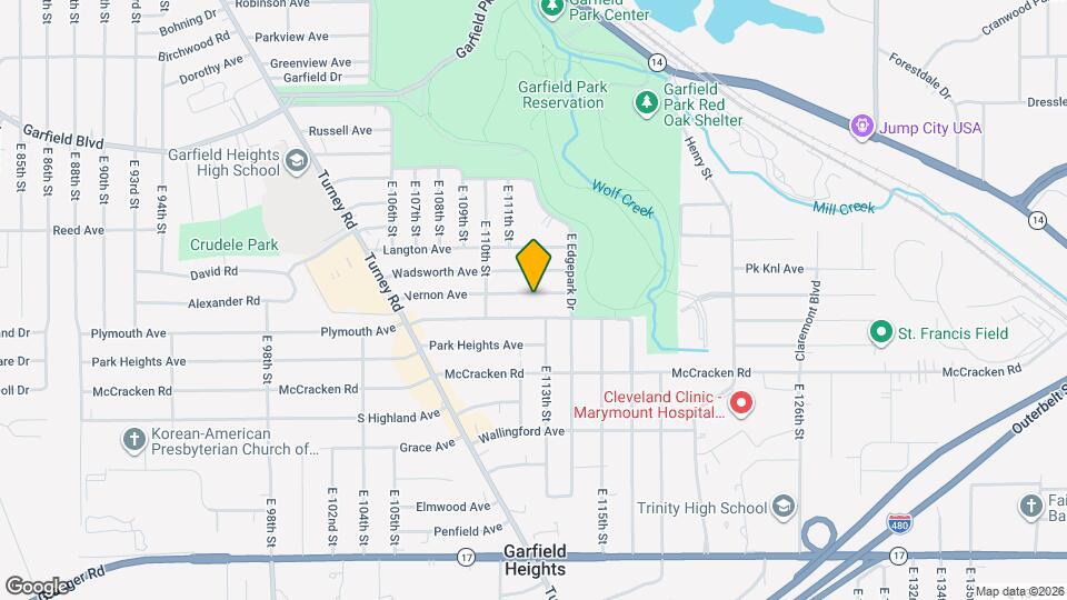 11200 Vernon Ave Map and Location Details