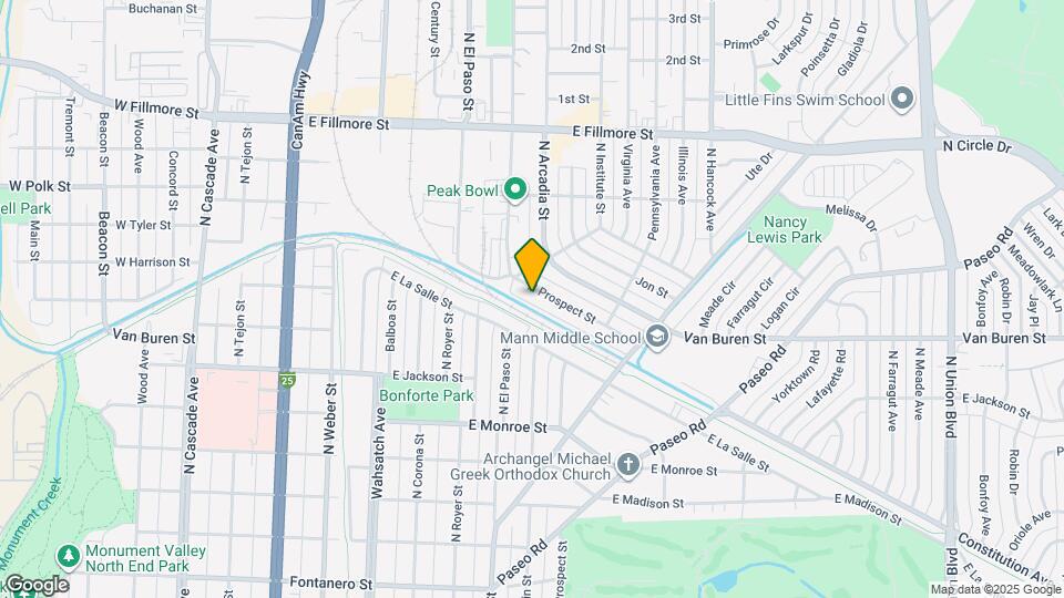 2754 N Prospect St Map and Location Details