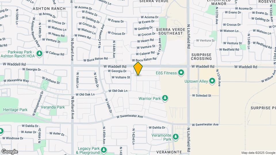 14231 W Voltaire St Map and Location Details