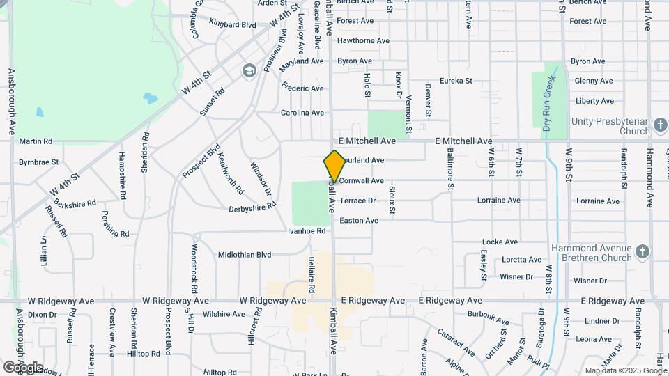 1705 Kimball Ave Map and Location Details