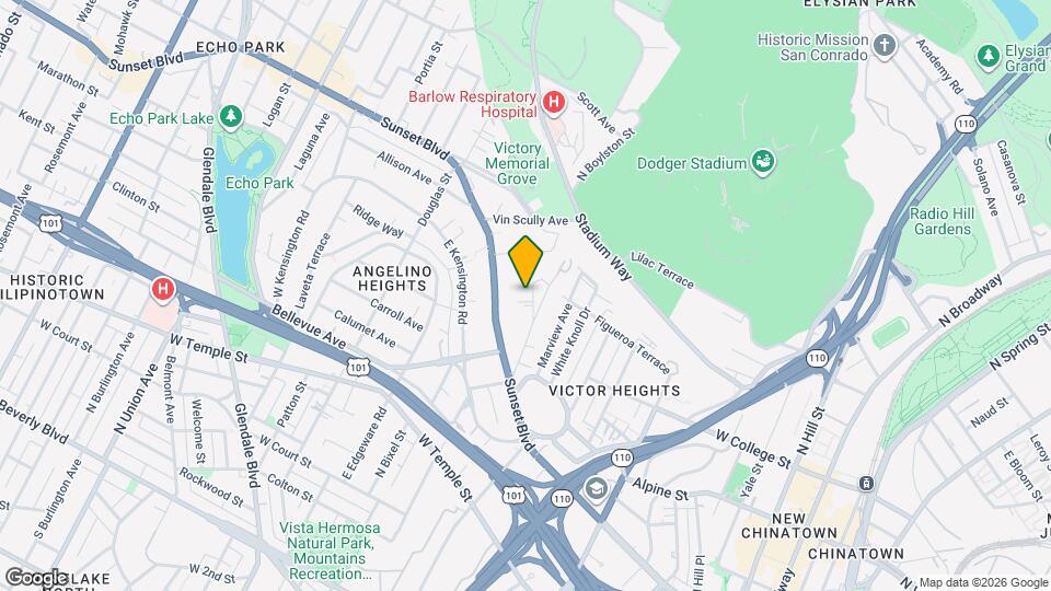 991 Everett St Map and Location Details