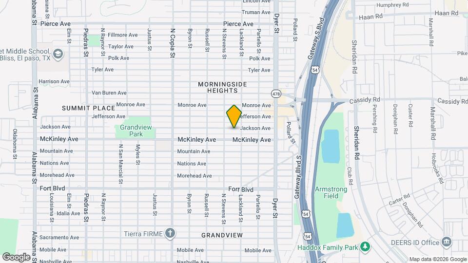 3716 Jackson Ave Map and Location Details