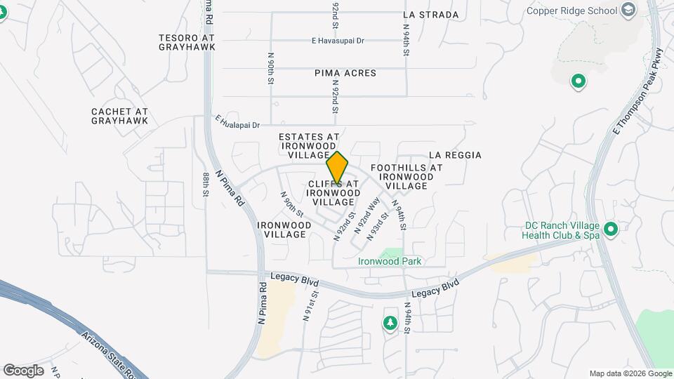 9140 E Siesta Ln Map and Location Details