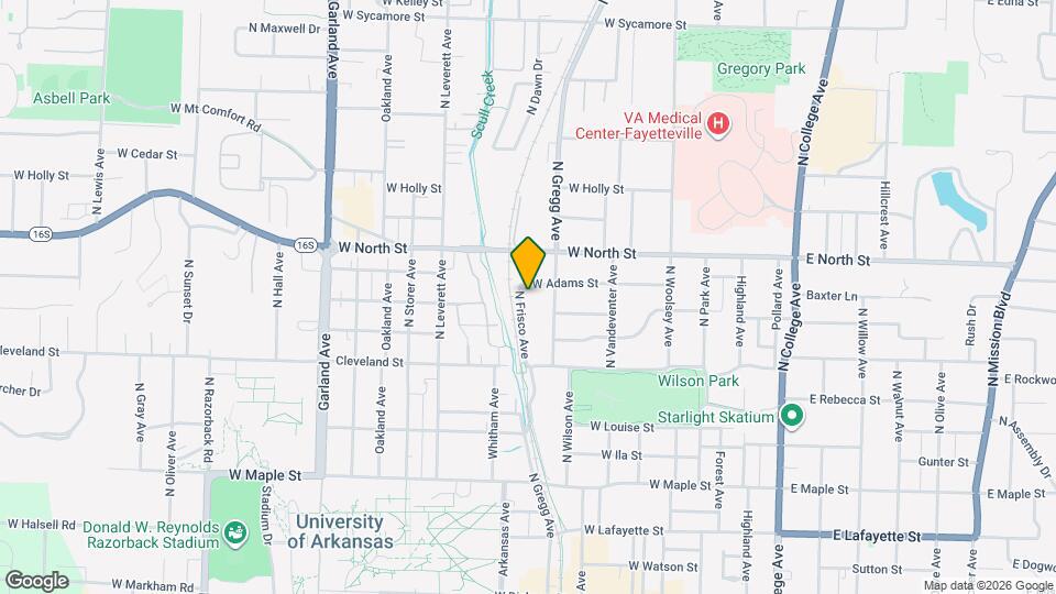 924 N Frisco Ave Map and Location Details