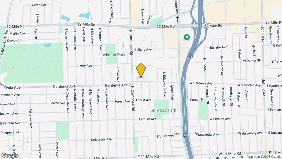 1725 Gardenia Ave Map and Location Details