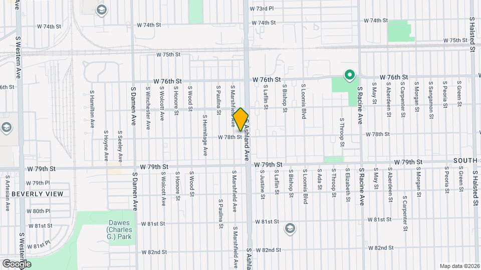1615 W 78th St, Unit 1 Mapa y Detalles de la Ubicación