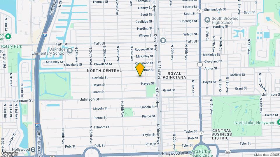2220 Garfield St-Unit -front Map and Location Details