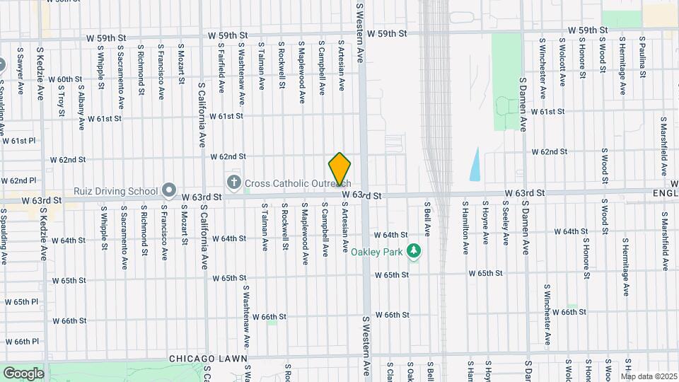 2438 W 63rd St Mapa y Detalles de la Ubicación