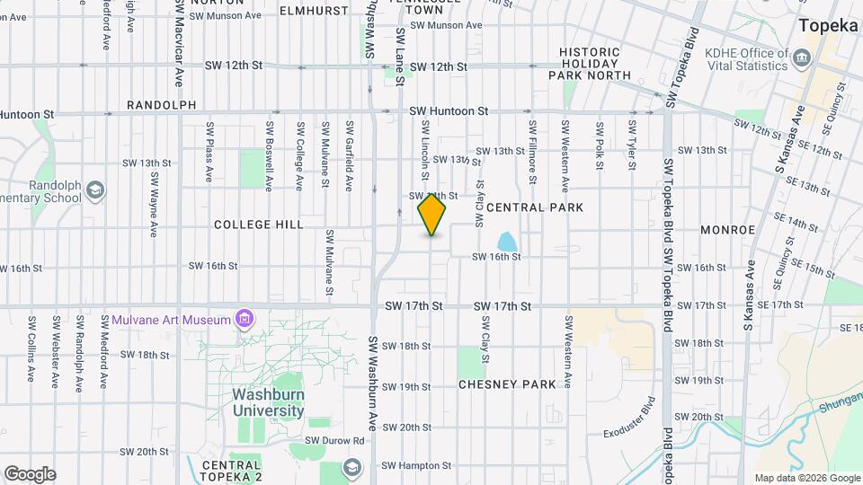1521 SW Lincoln St Map and Location Details