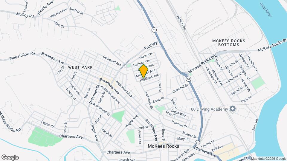 85 Highland Ave Map and Location Details