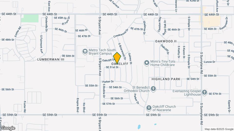 3205 SE 51st St Map and Location Details