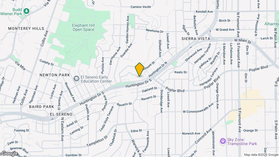 5243 Huntington Dr Map and Location Details