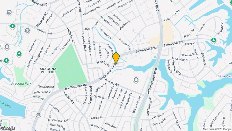 4606 Merrimac Ln Map and Location Details