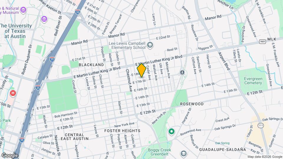 1702 Singleton Ave Mapa y Detalles de la Ubicación