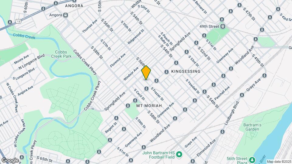 1634 S Frazier St Map and Location Details