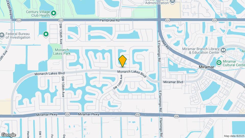 12974 SW 24th St Map and Location Details