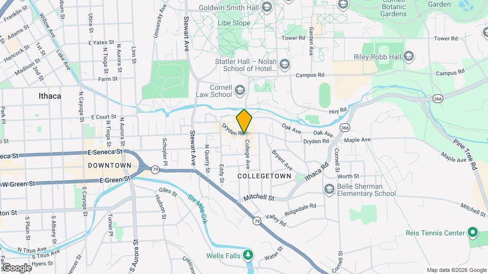 151 Dryden Rd, Unit 2Bedroom Map and Location Details