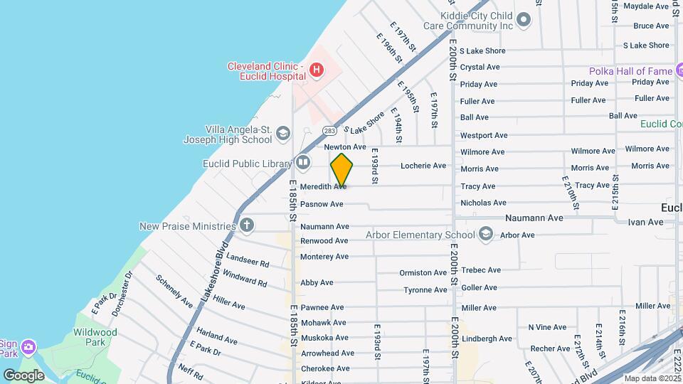 18950 Meredith Ave Map and Location Details