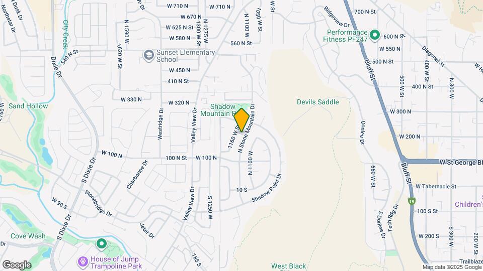 187 N Stone Mountain Dr Map and Location Details