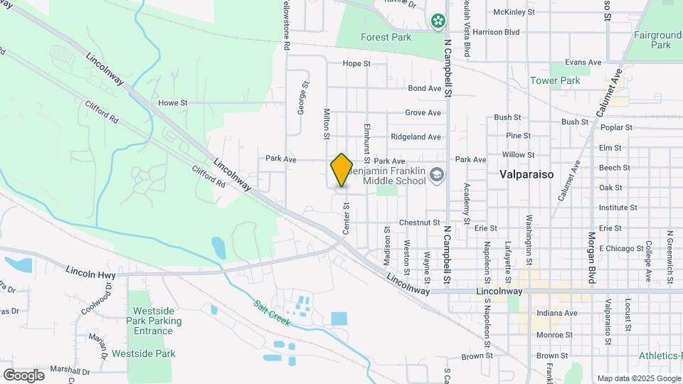 401 Center St Map and Location Details