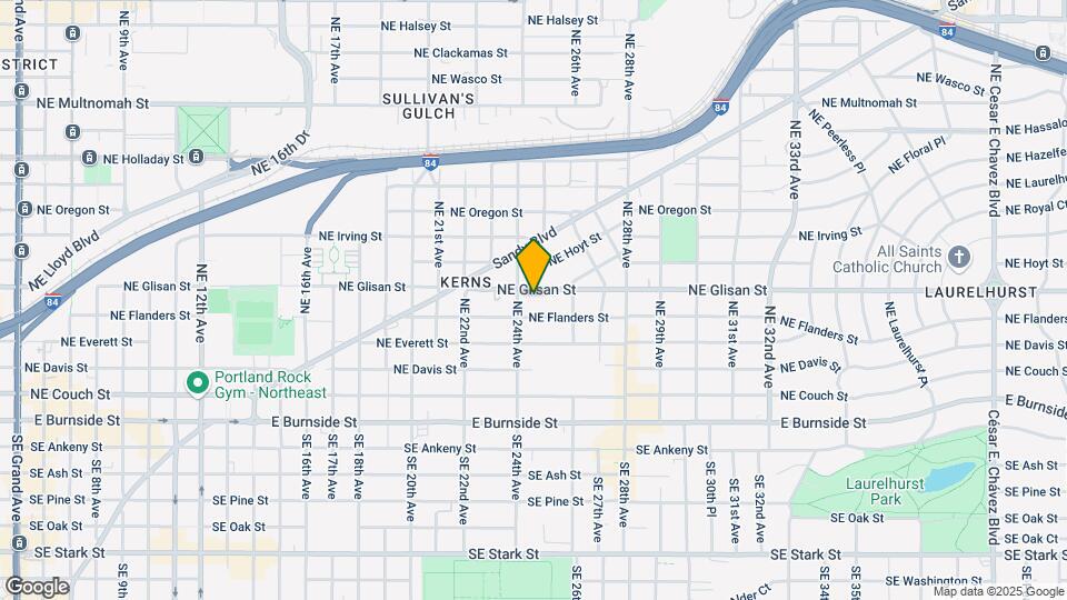 2422 NE Glisan St Map and Location Details