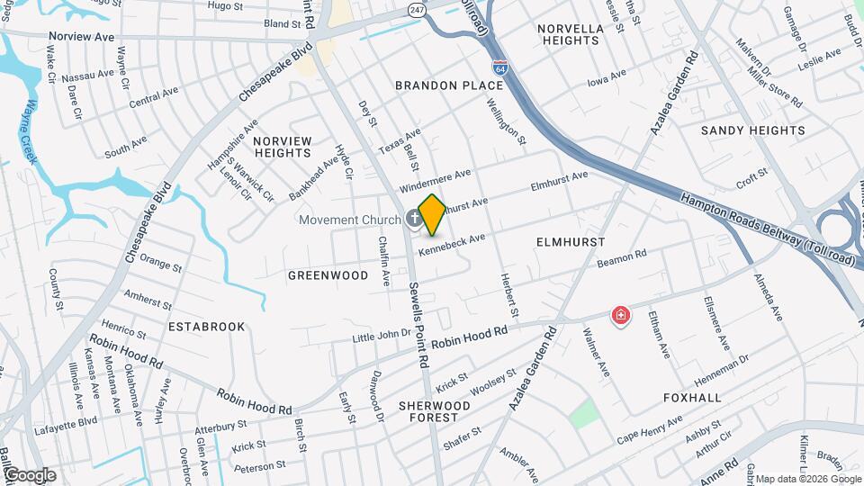 4824 Kennebeck Ave Map and Location Details