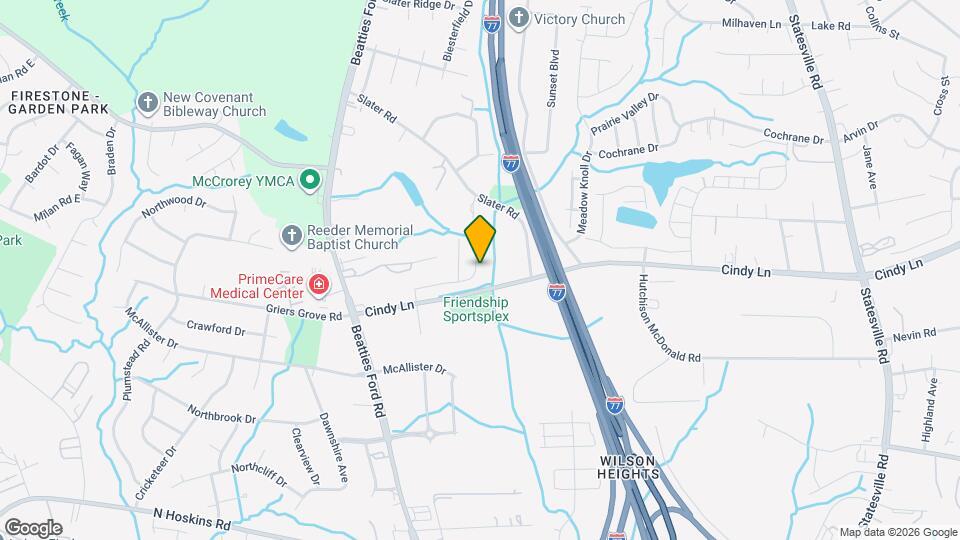 2134 Cindy Creek Ln Map and Location Details