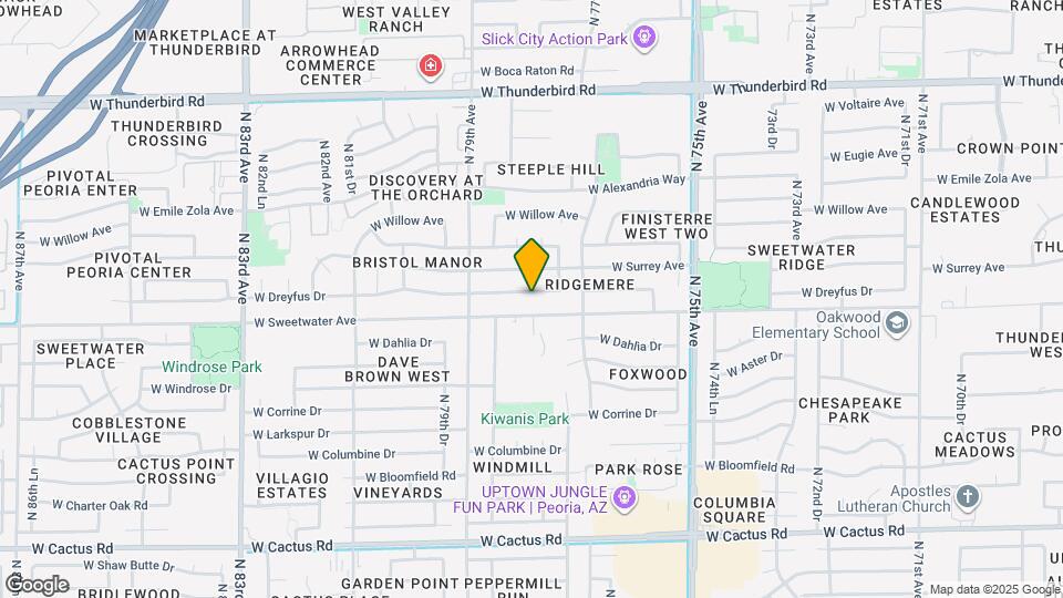 7743 W Dreyfus Dr Map and Location Details