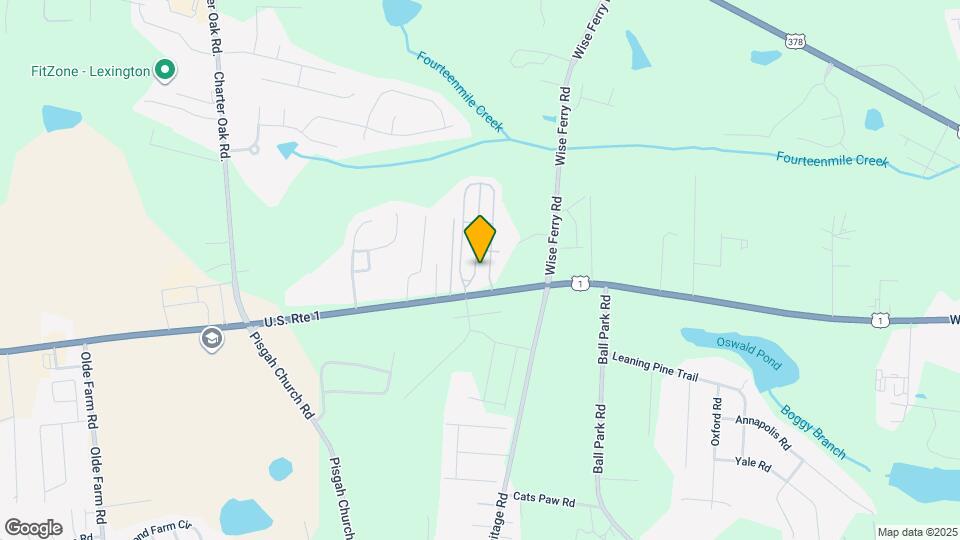 208 Dawsons Park Dr Map and Location Details