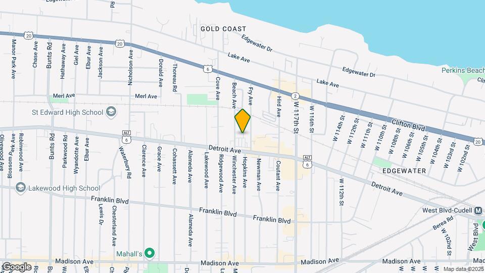1368 Beach Pkwy Map and Location Details