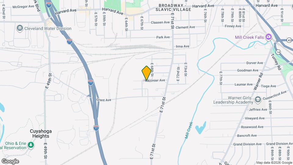 6800 Kazimier Ave Map and Location Details