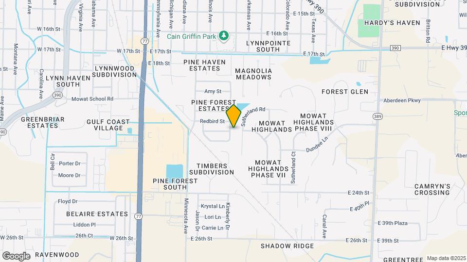 802 E Pine Forest Dr Map and Location Details