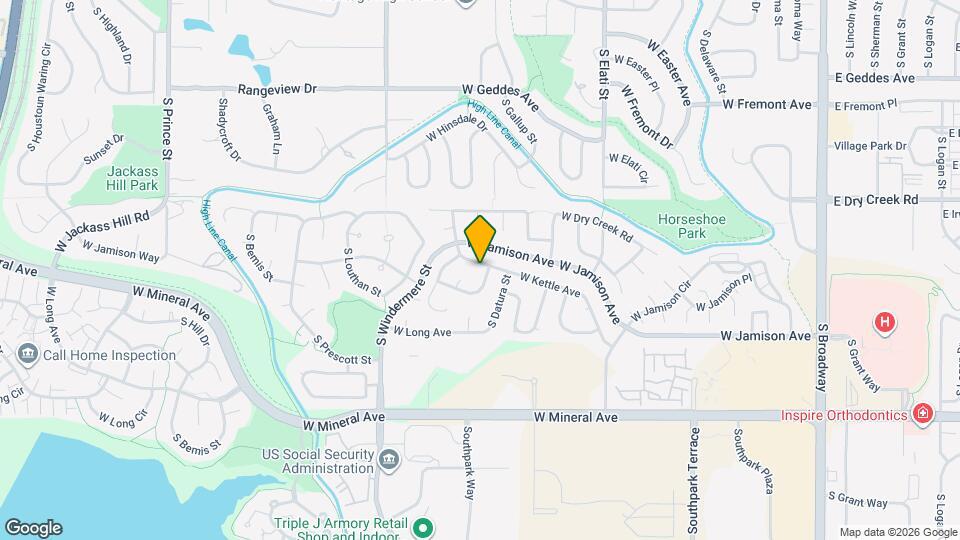 1222 W Kettle Ave Map and Location Details