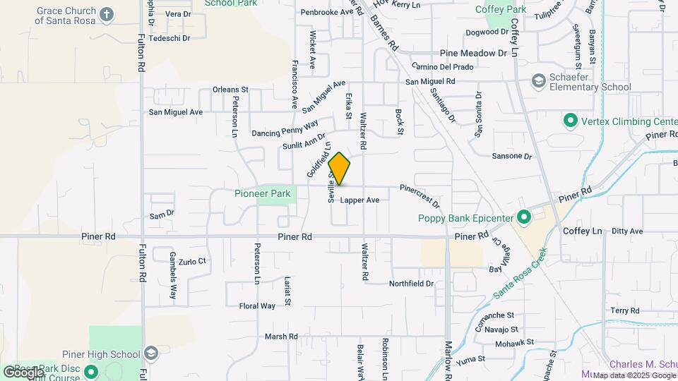 2070 Pinercrest Dr Map and Location Details