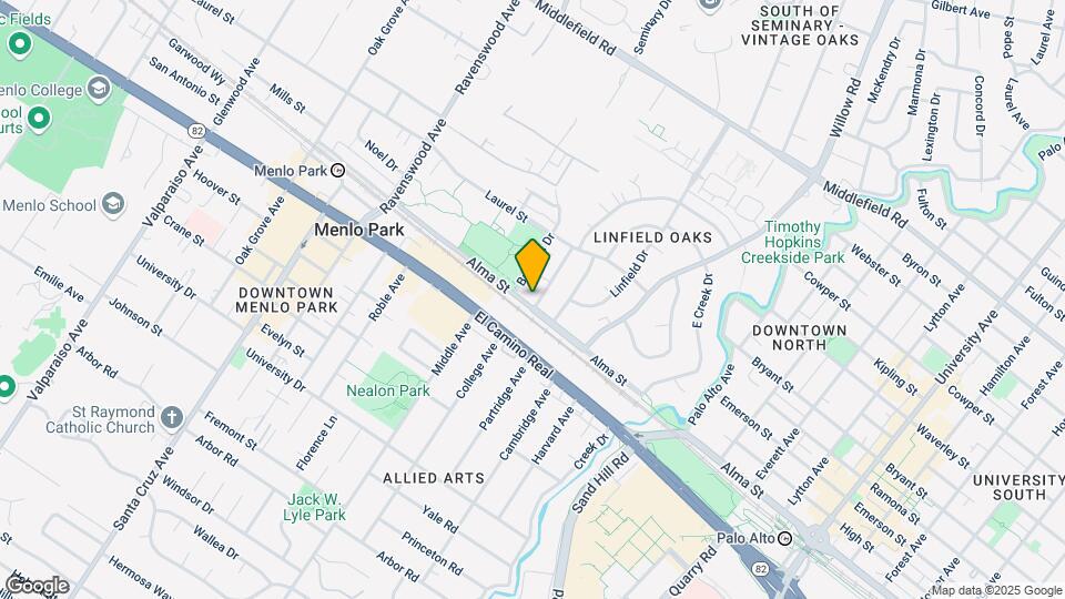 400 Alma St Map and Location Details