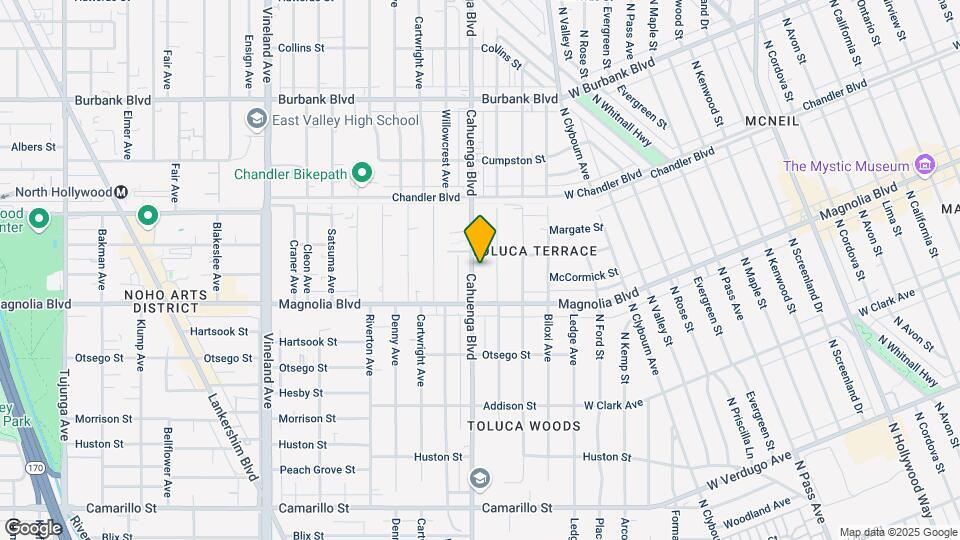 5242 Cahuenga Blvd Map and Location Details