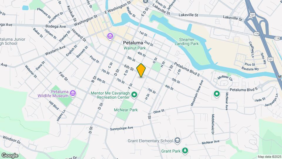 625 F St Map and Location Details