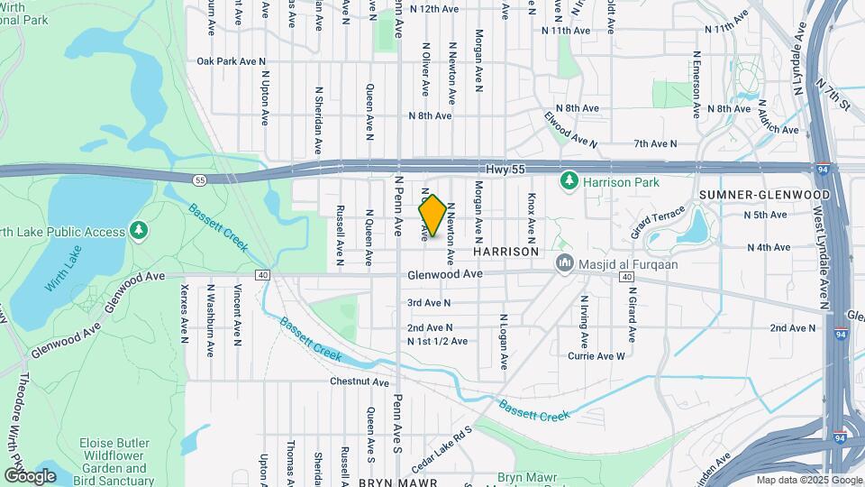 406 Oliver Ave N, Unit 1 Map and Location Details