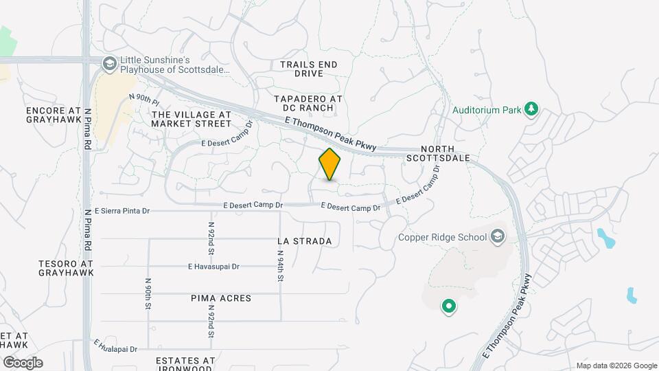 9572 E Mountain Spring Rd Map and Location Details