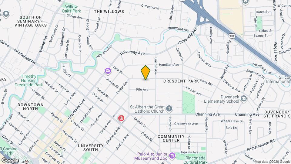 1116 Forest Ave Map and Location Details