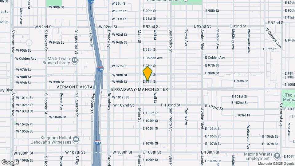 126 E 99th St Map and Location Details