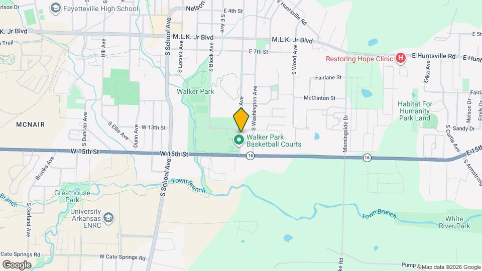 1316 S College Ave Map and Location Details