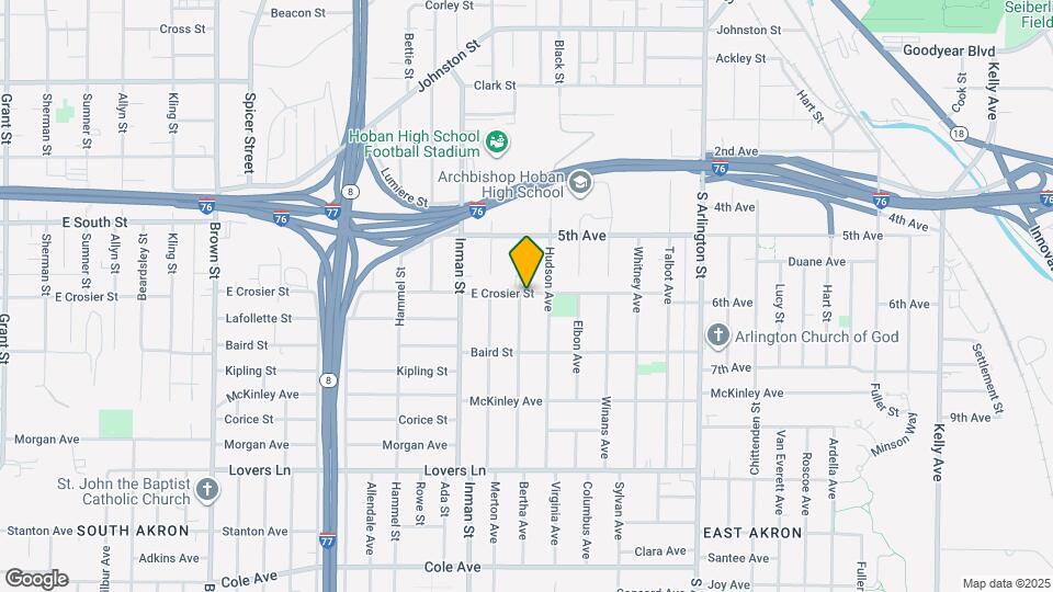 872 E Crosier St Map and Location Details