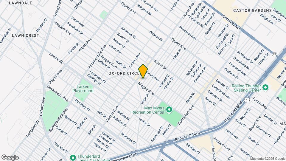 6624 Rutland St Map and Location Details