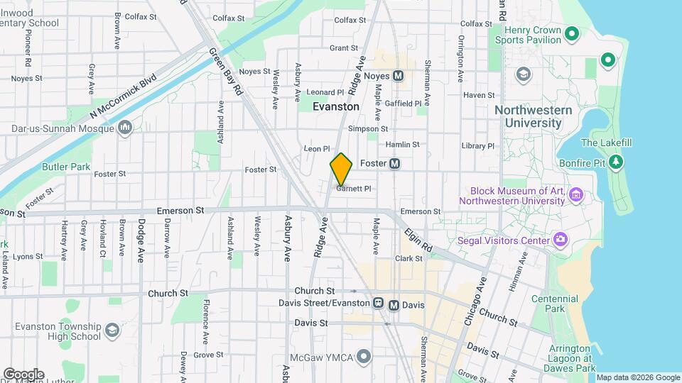 1112 Garnett Pl Map and Location Details