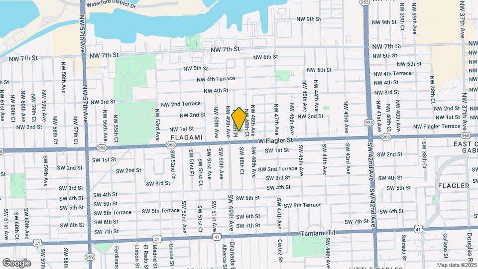 25 NW 48th Pl Map and Location Details