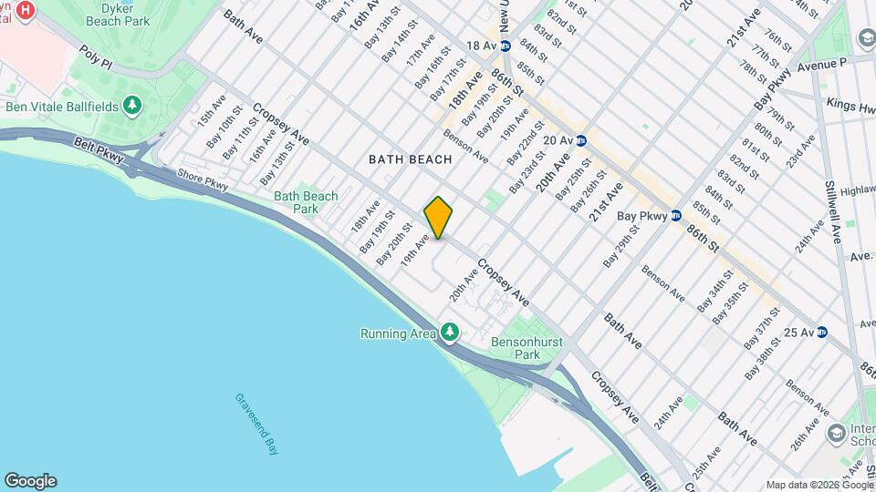 238 Bay 22nd St, Unit 2 Mapa y Detalles de la Ubicación