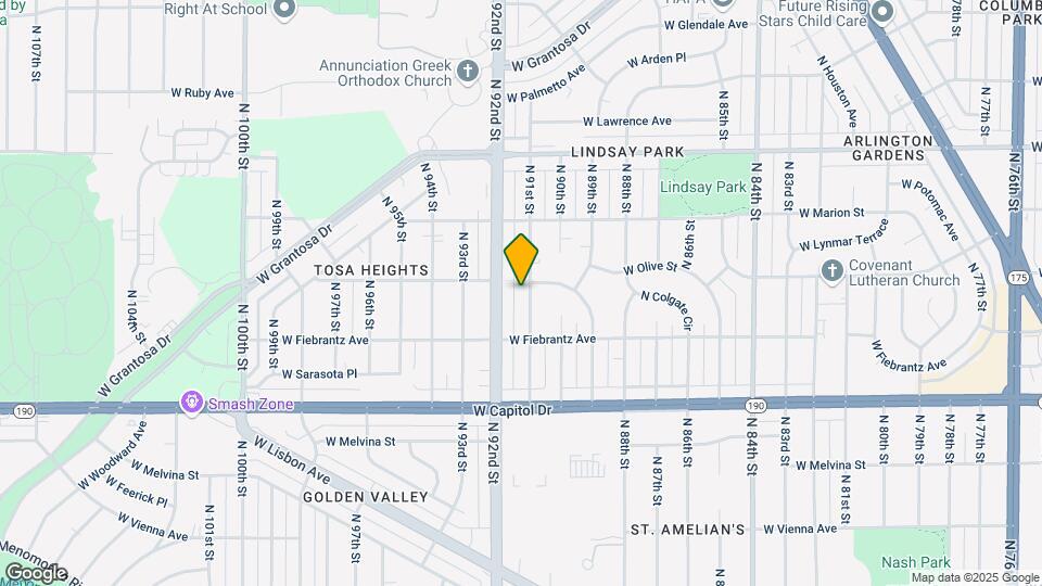 4163 N 91st St Map and Location Details