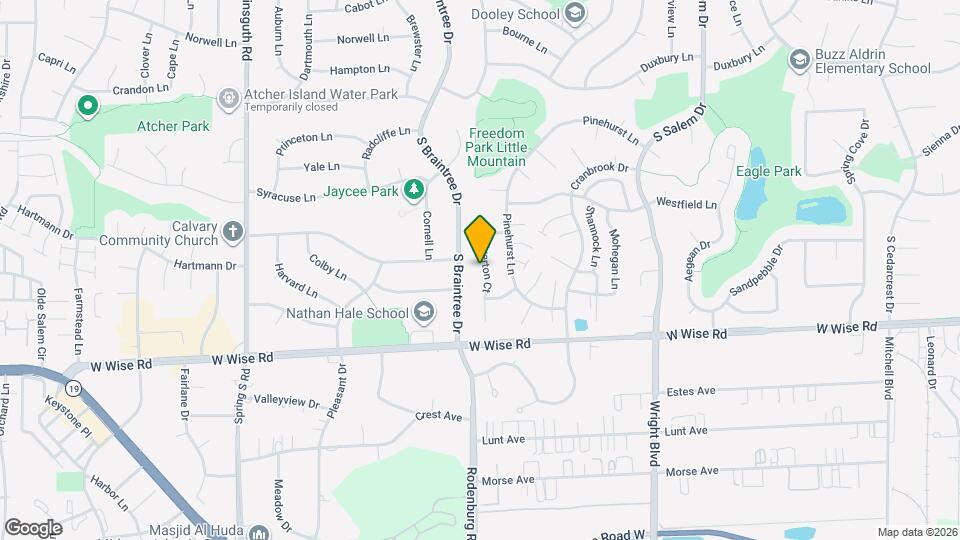1028 Tiverton Ct Map and Location Details